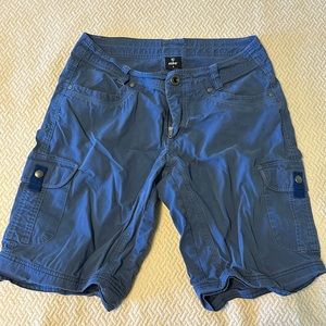 Blue women’s Kuhl shorts